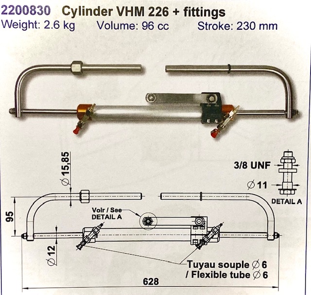 LS EX.226 Styrcylinder